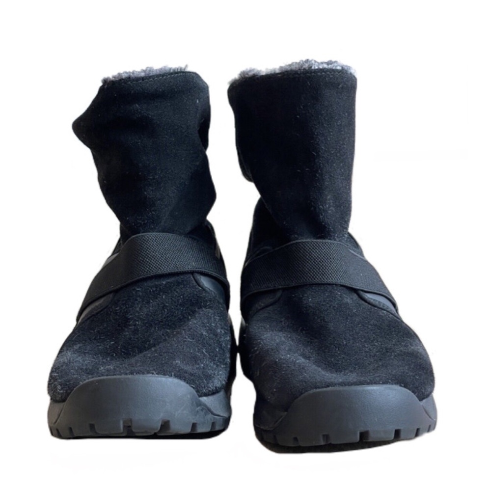 Nike Golkana Triple Black Suede Faux Fur Winter Boot / Bootie, Sz 7.5 - Picture 9 of 13